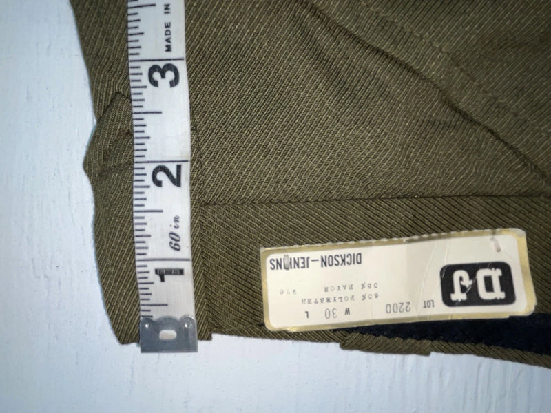 New Vintage Green Dickson Jenkins Polyester Pants #2200 3A-115
