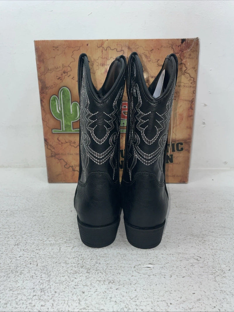 New Children’s Black Laredo Cowboy Boots. L C 2430 13.5 13 1/2 D. 22-18