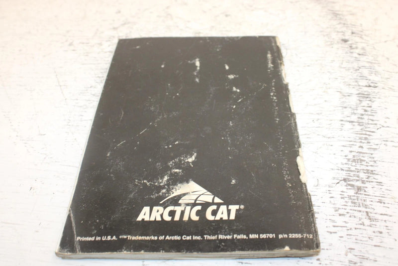 1999 Arctic Cat Zr 600 Oem Operatrors Manual SA19