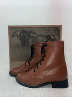 New Kids Brown Lace Up Cimarron Cowboy Boots. 5213 13. 23-41