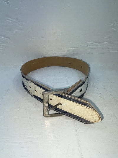 New Blue Genuine Leather 30” Belt #7330 NN-30