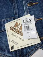 New Children’s ELY Outerwear Denim Short Sleeve Button Up Tank S #141104 3C-51