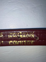 New Red Genuine Leather Tex Tan Weaved 34” Belt #02/4566 JJ-17