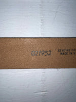 New Brown Genuine Leather Tex Tan 36” Belt #021952 JJ-91