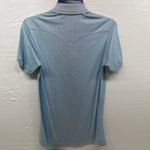 New Men’s Panhandle Slim Blue short sleeve polo Small B-59