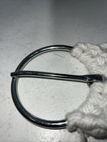 New Tough 1 White Red Mohair 24” Cinch #59-1212 BB-1