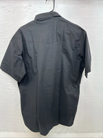 New Men’s ELY Cattleman Black Short Sleeve Pearl Snap 17 XL CC-8