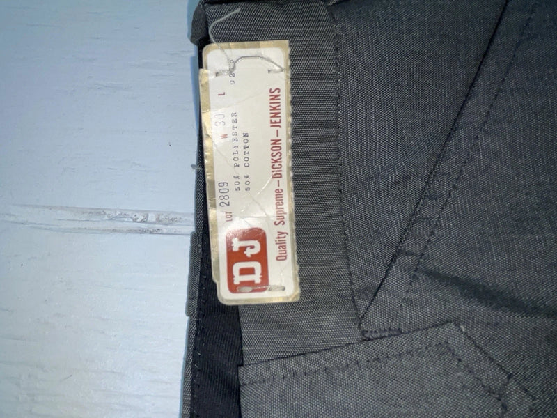 New Vintage Gray Dickson Jenkins Polyester Pants #2809 ZZ-85