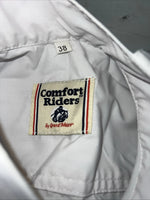 New Women’s White Comfort Riders Long Sleeve English Riding Shirt. 38 G-26 