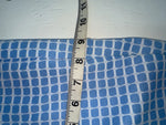New Vintage Blue Checkered Lee Polyester Pants #2652644 ZZ-46