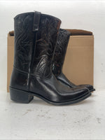 New Men’s Black Acme Cowboy Boots. 4914 11 D. 8-76