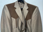 New Men’s Circle S Brown Suit Jacket 42 #24244 II-600