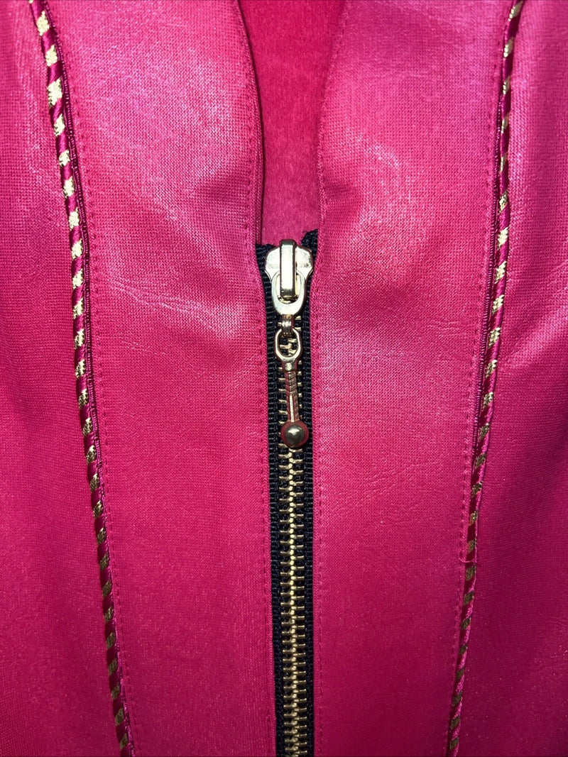 New Women’s 1849 Authentic Ranchwear Pink Western Show Vest Medium WW-73