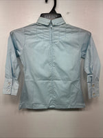 New Kids Blue Long Sleeve Half Zip Shirt Size Kids 10 YY-28