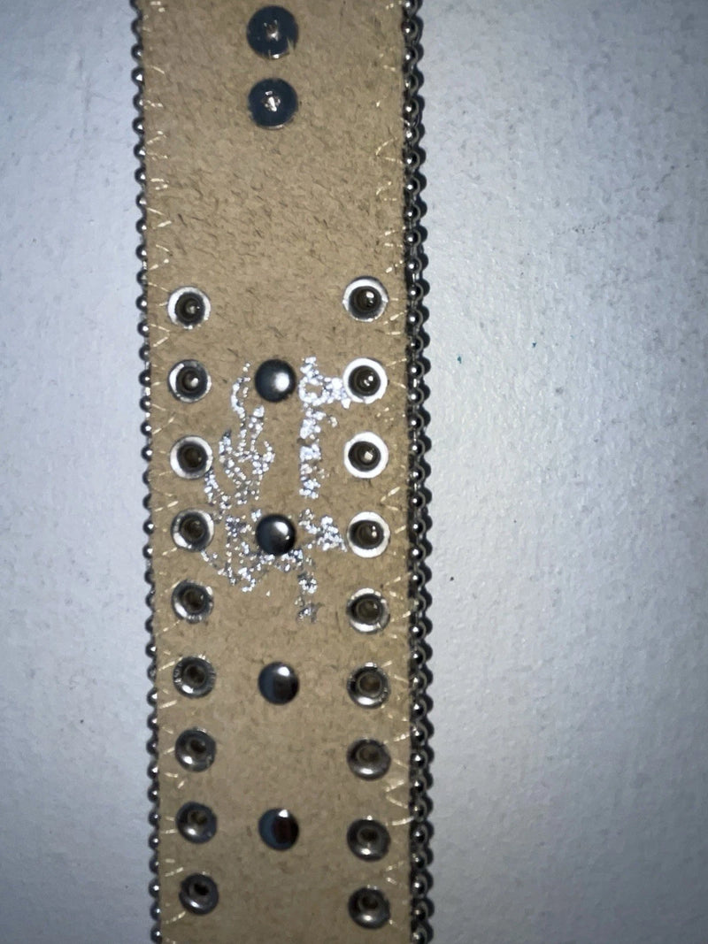 New Cow Print Genuine Leather Blazin Roxx Bling L Belt #N3510602 Z-77
