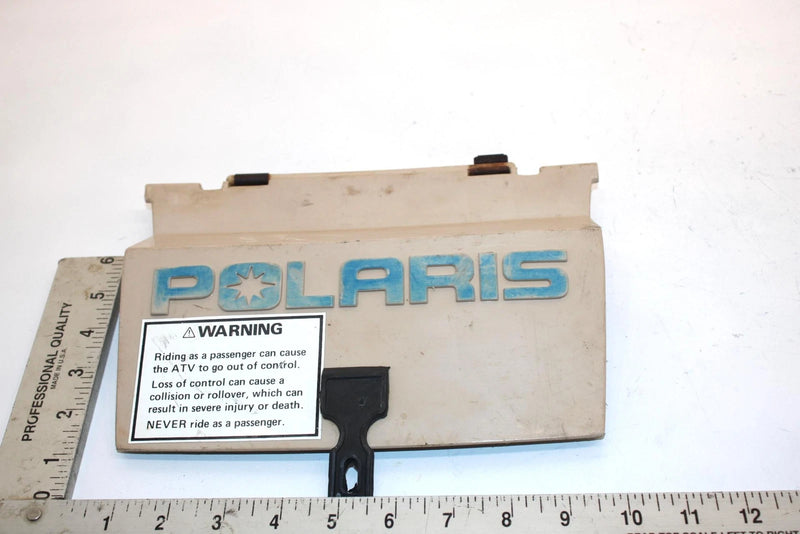 92 Polaris Trail Boss 250 Oem Toolbox Lid Blue/Sand 5430769  AP21