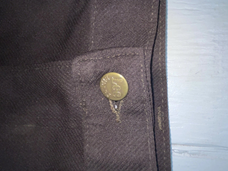 New Vintage Brown Lee Polyester Pants #2004021 ZZ-23