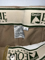 New Women’s Tan Eque Fashion English Riding Breeches. 30 W G-17