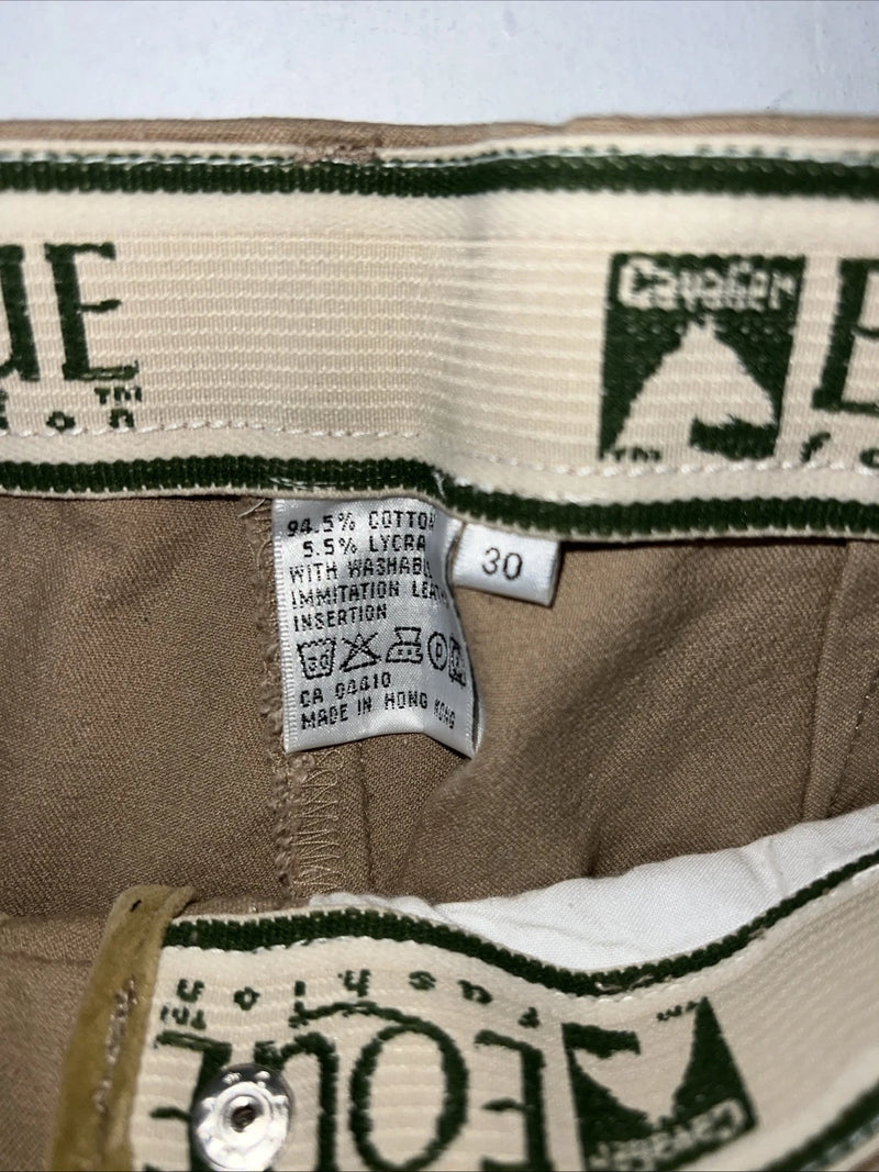 New Women’s Tan Eque Fashion English Riding Breeches. 30 W G-17
