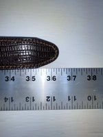 New Brown Genuine Leather Tooled 32” Belt #9120B Z-157