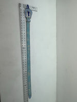 New Blue Genuine Leather 3D Belt Co. Blue Bling 30” Belt #677 Z-58