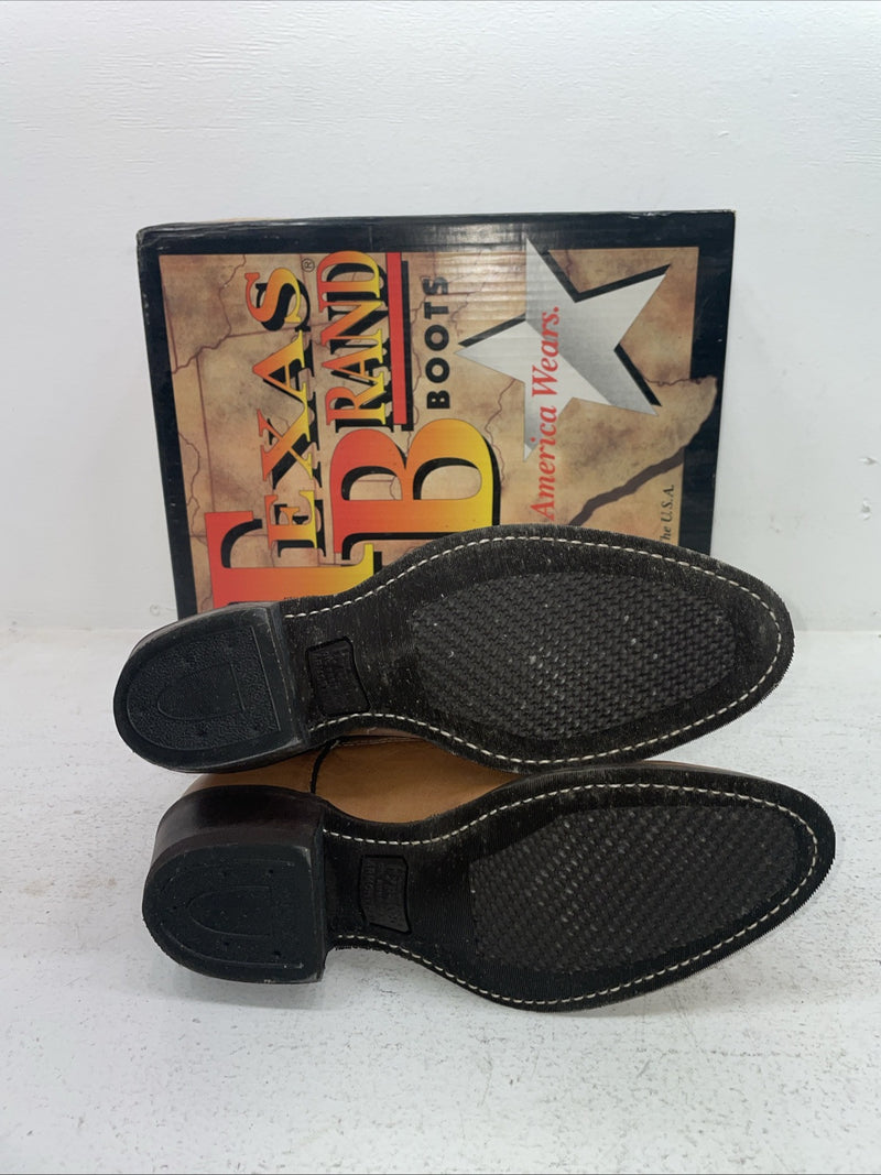 New Men’s Brown Texas Brand Cowboy Boots. 8499 9 D. 4-89