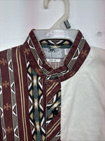 New Boys Cowboy Threads Western Design Long Sleeve Pearl Snap Size 16 DD-82