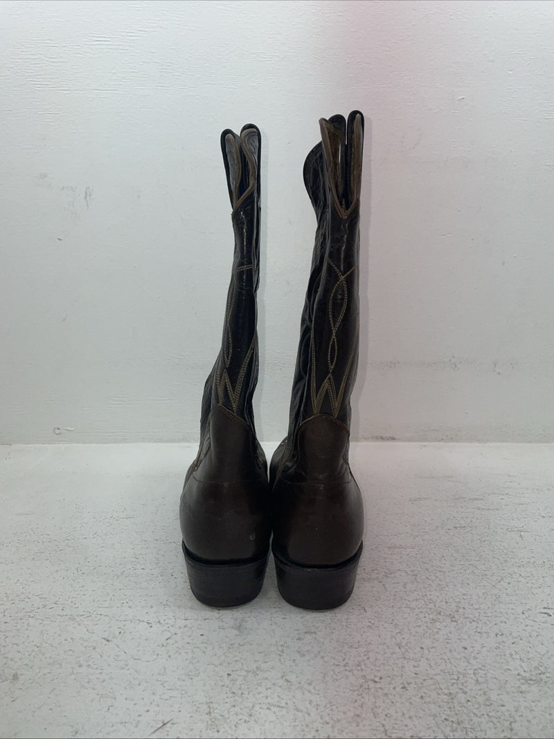 New Men’s Brown The Sanders Cowboy Boots. 7709 9 A. 4-102