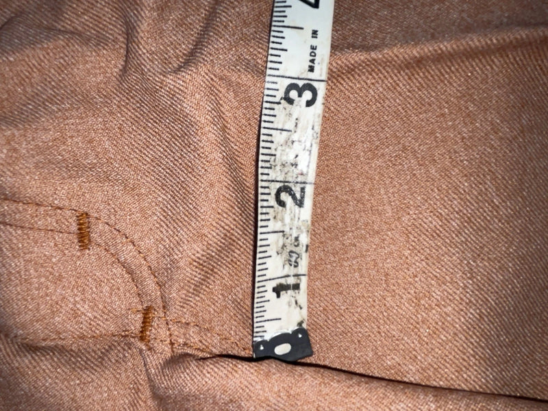 New Vintage Orange Lee Polyester Pants #2032628 OO-77