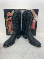 New Men’s Black Texas Brand Cowboy Boots. M 610 8.5 8 1/2 D. 3-121