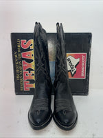 New Men’s Black Texas Brand Cowboy Boots. 7800 11 D. 8-51