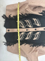 New Women’s 1849 RanchWear Western Fringe Long Sleev Button Up XL TT-38