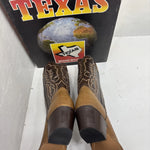 New Brown Texas Boots 8.5  3-12