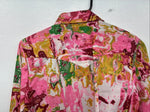 New Women’s H Bar C Floral Designed Long Sleeve Pearl Snap Size 36 YY-25