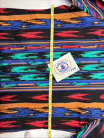 New Women’s Country Charmer Multicolor Design Long Sleeev Pearl Snap Large MM-73