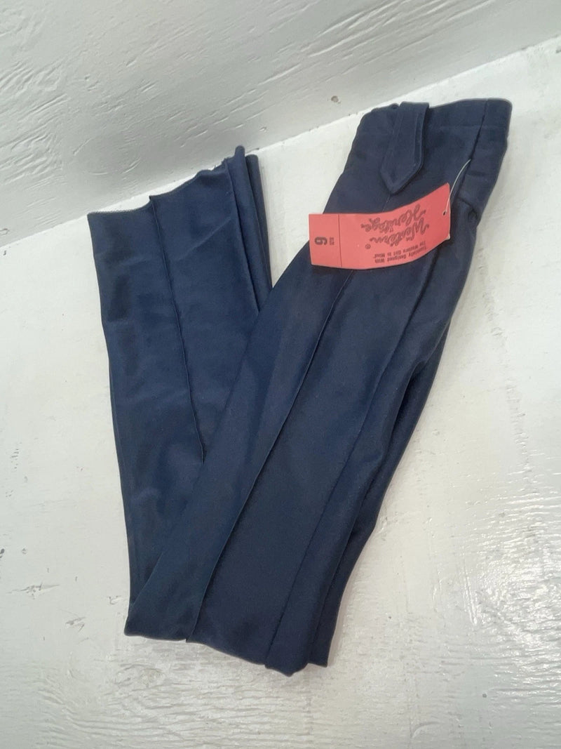 New Vintage Blue Western Heritage Polyester Pants #G31 ZZ-61