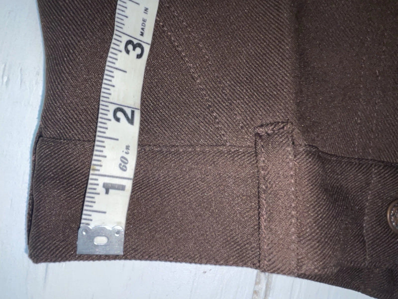 New Vintage Brown Dickson Jenkins Polyester Pants VV-88