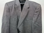 New Men’s Circle S Gray Suit Jacket 56L #24244 CC-604