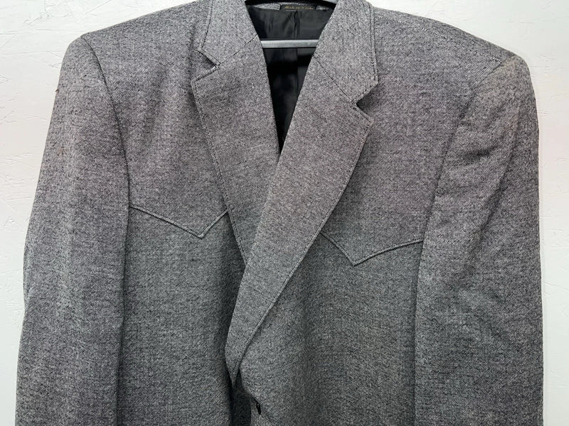 New Men’s Circle S Gray Suit Jacket 56L #24244 CC-604