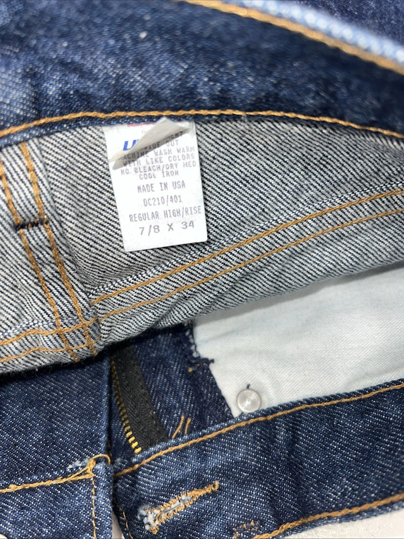 New Woman’s Diamond Cut Regular Fit High Rise Denim Jeans. 7/8x34 M-16