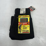 New Boys Black Wrangler Pro Rodeo Cowboy Cut Jeans. 9/22 1/2 B-17