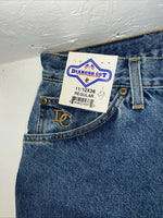 New Women’s Diamond Cut Regular Fit Gusset Denim Jeans. 11/12x36 L-4