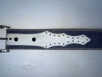 New Blue Genuine Leather 30” Belt #7330 JJ-150