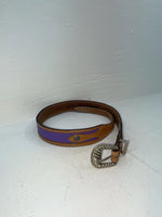 New Purple Genuine Leather Wrangler 30” Belt #628000 JJ-113