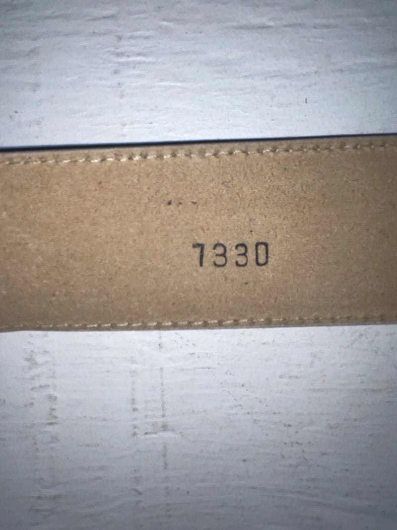 New Blue Genuine Leather 32” Belt #7330 JJ-97