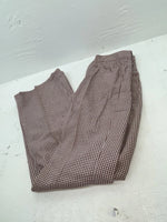 New Vintage Red And White Checkered Lee Polyester Pants #2600362 SS-74