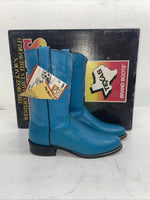 New Women’s Blue Texas Brand Cowboy Boots. 4438 7 M. 18-70
