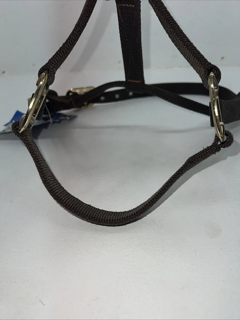 New ABetta Brown Nylon Colt/Cobb Web Halter #238523 3C-8