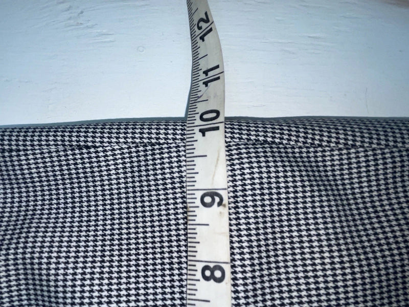 New Vintage Black And White Checkered Handler Polyester Pants #1179 SS-96