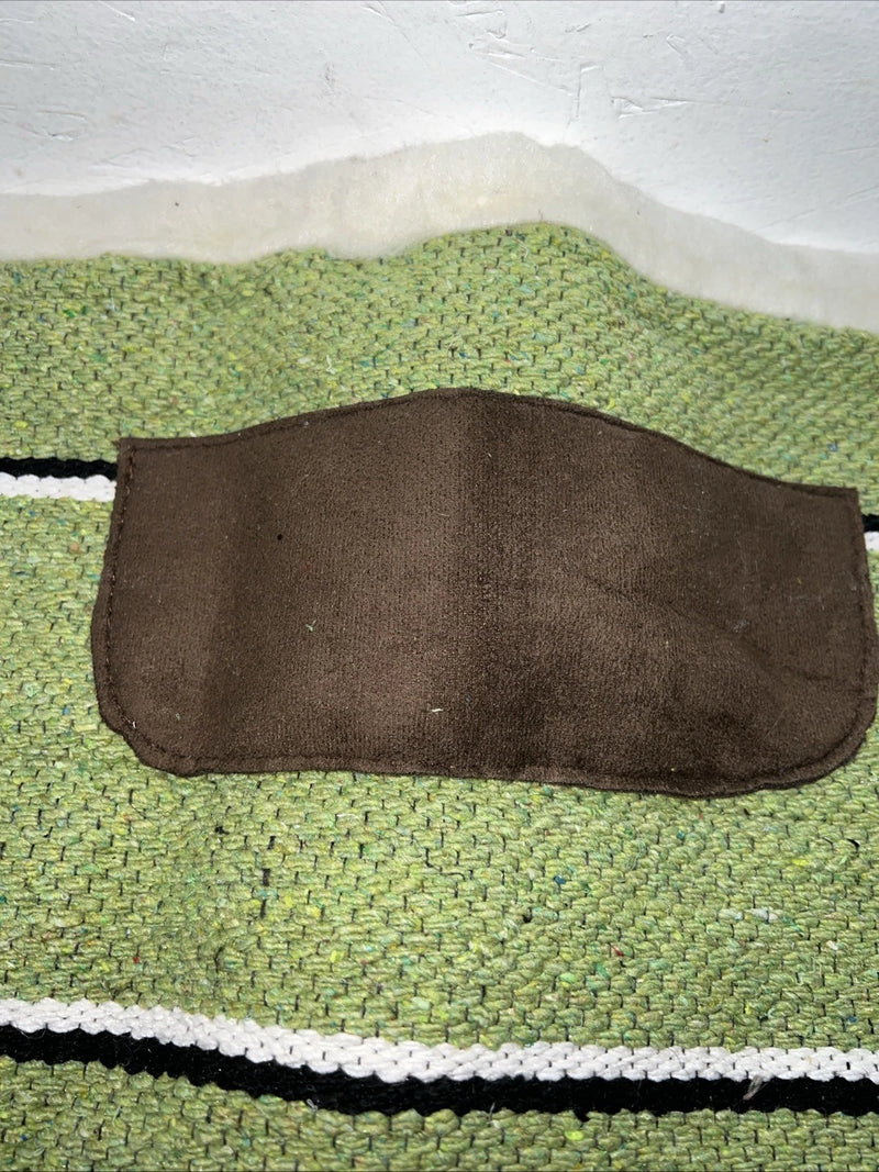 New Tough 1 Green Brown 30x30 Felt Fleece Saddle Pad #31-641 Pad-5
